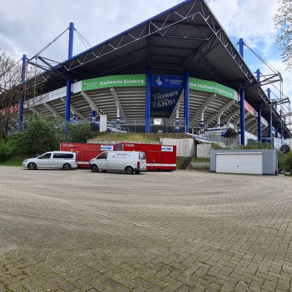 MSV-Duisburg Stadion Vorderansicht