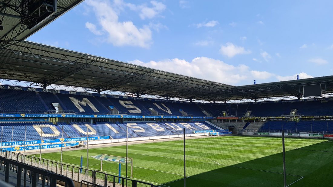 MSV-Duisburg Stadion Tribüne