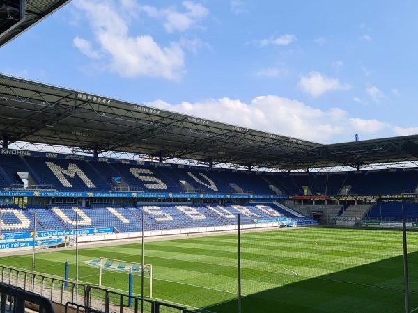 MSV-Duisburg Stadion Tribüne