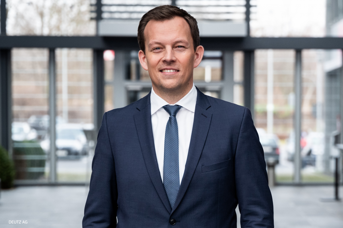 Dr.-Ing. Markus Müller Mitglied des Vorstands der DEUTZ AG Forschung & Entwicklung, Vertrieb & Service sowie (interimistisch) Produktion und Einkauf