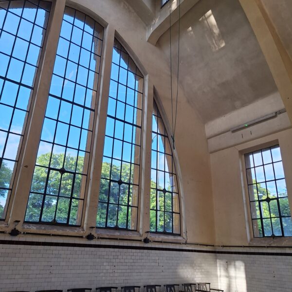 Innenansicht Fenster Historisches Klärwerk Krefeld