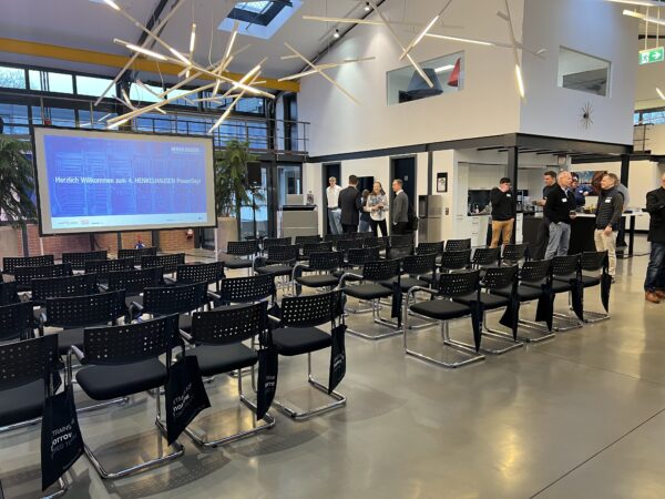 Ankunft in der Powerlounge